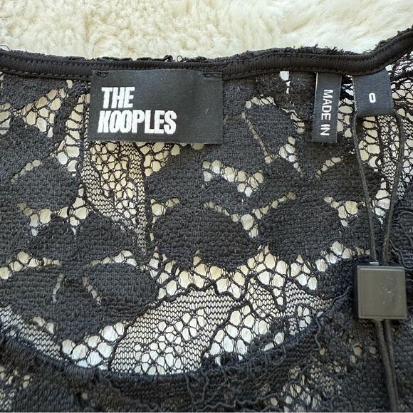 NWT!!! The Kooples women laces top size 0 or XS Retail 215$ - Picture 5 of 9
